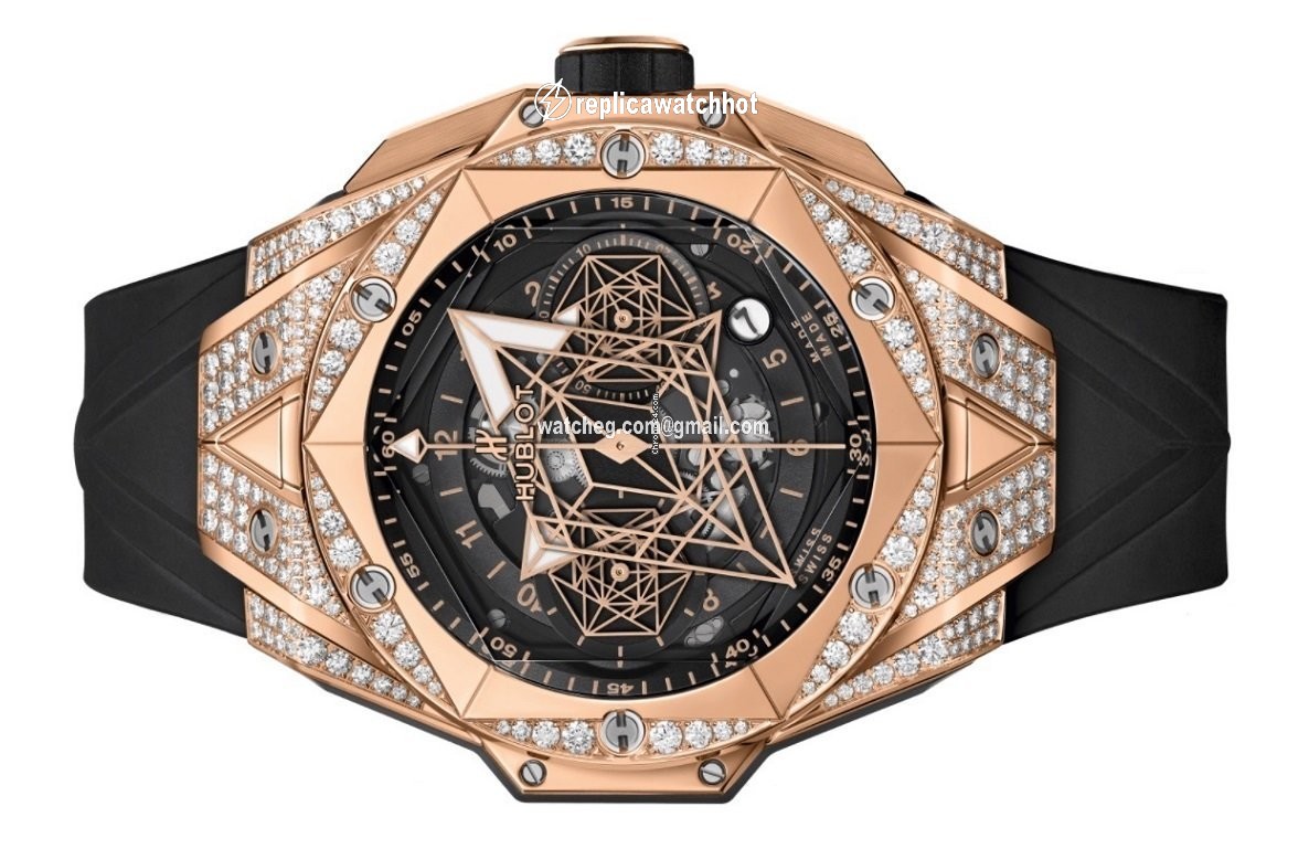 Hublot Big Bang Sang Bleu Mens watch Unisex Automatic Rose gold 418.OX.1108.RX.1604.MXM20 2