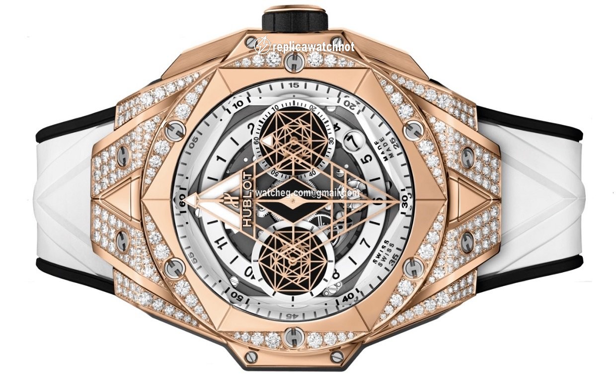 Hublot Big Bang Sang Bleu Mens watch Unisex Automatic Rose gold 418.OX.2001.RX.1604.MXM20 2