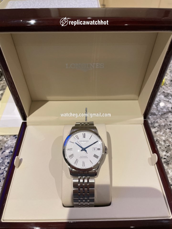 Longines Record Mens watch Unisex Automatic Steel L2.821.4.11.6 2