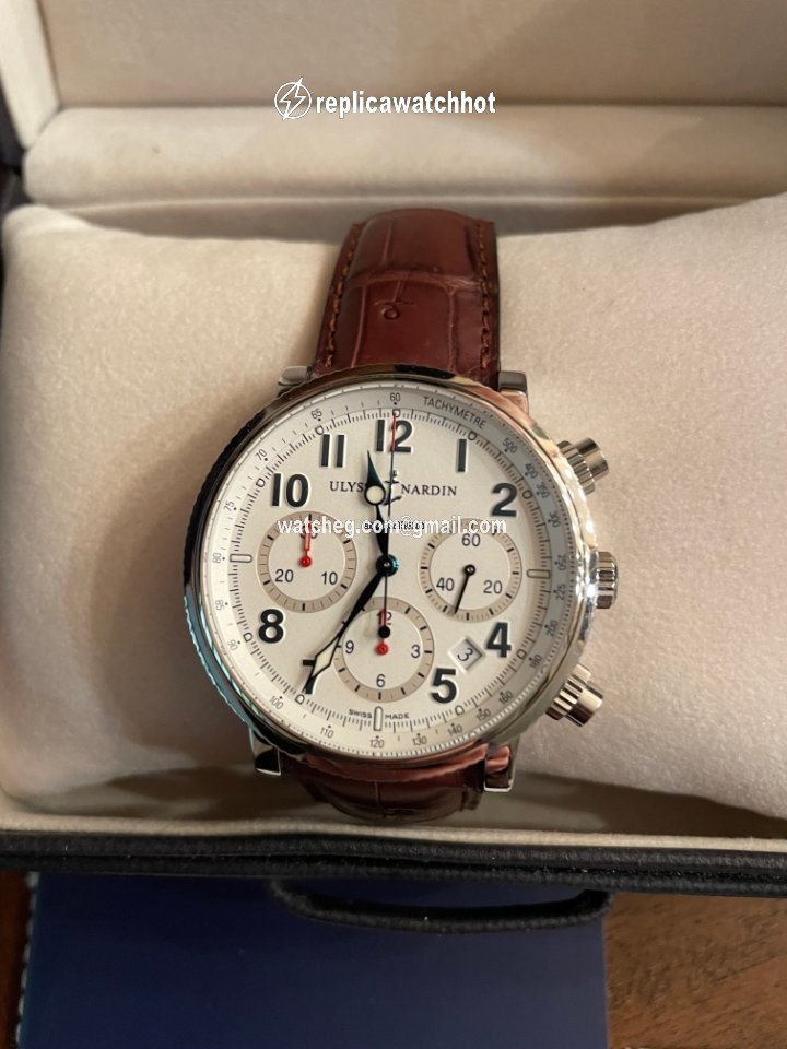 Ulysse Nardin Marine Chronograph Mens watch Unisex Automatic Steel 353-88 2