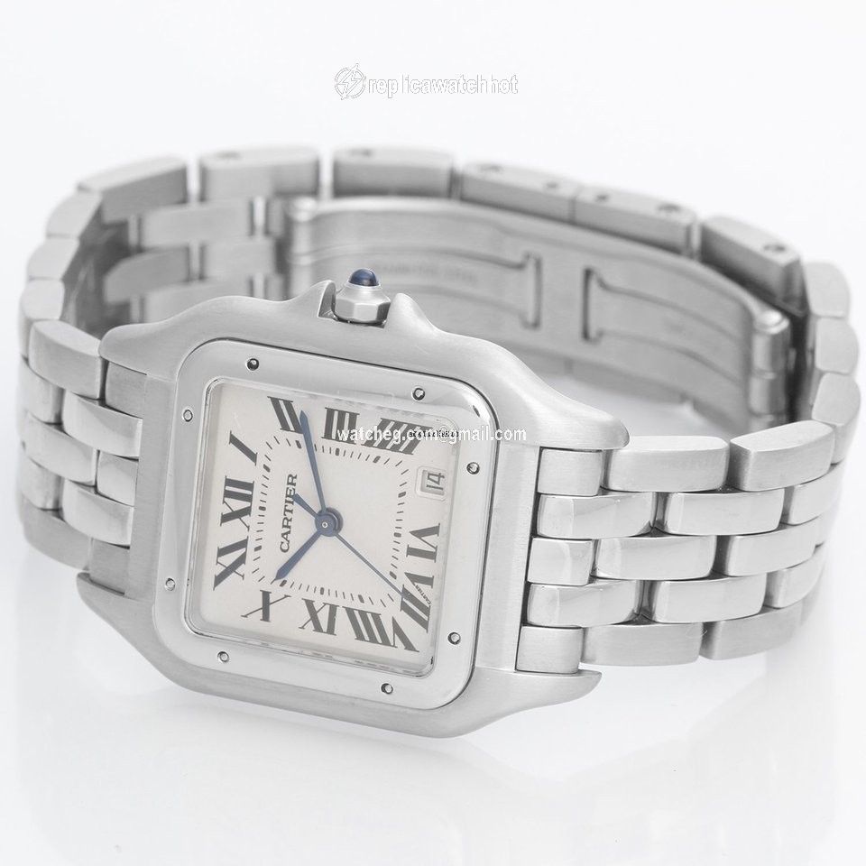 Cartier Panthere Mens watch Unisex Quartz Steel W25054P5 1310 2