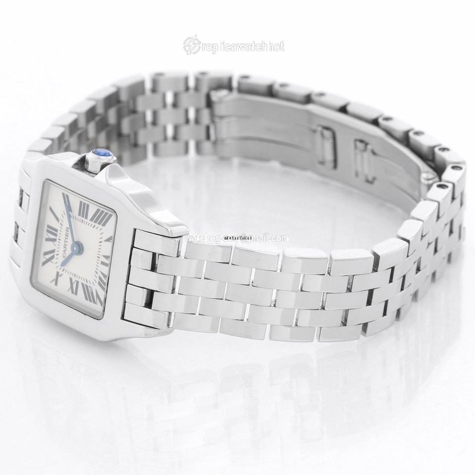 Cartier Santos Demoiselle Womens watch Quartz Steel W25064Z5 2698 2