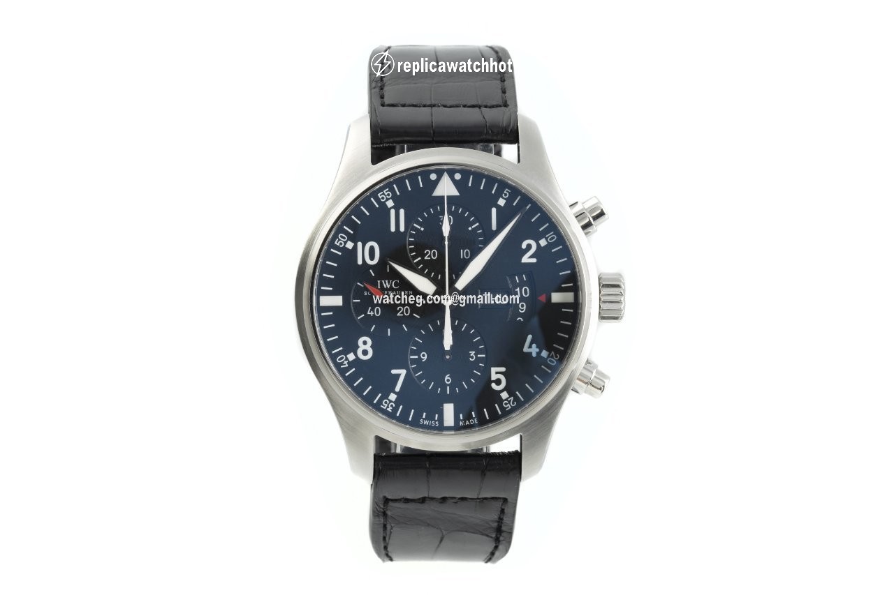 IWC Pilot Chronograph Mens watch Unisex Automatic Steel 3777 2