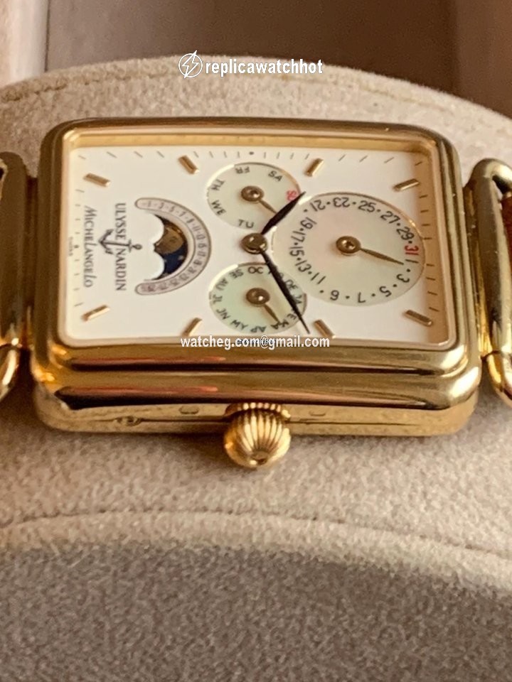 Ulysse Nardin Michelangelo Mens watch Unisex Automatic Yellow gold 161.42 2