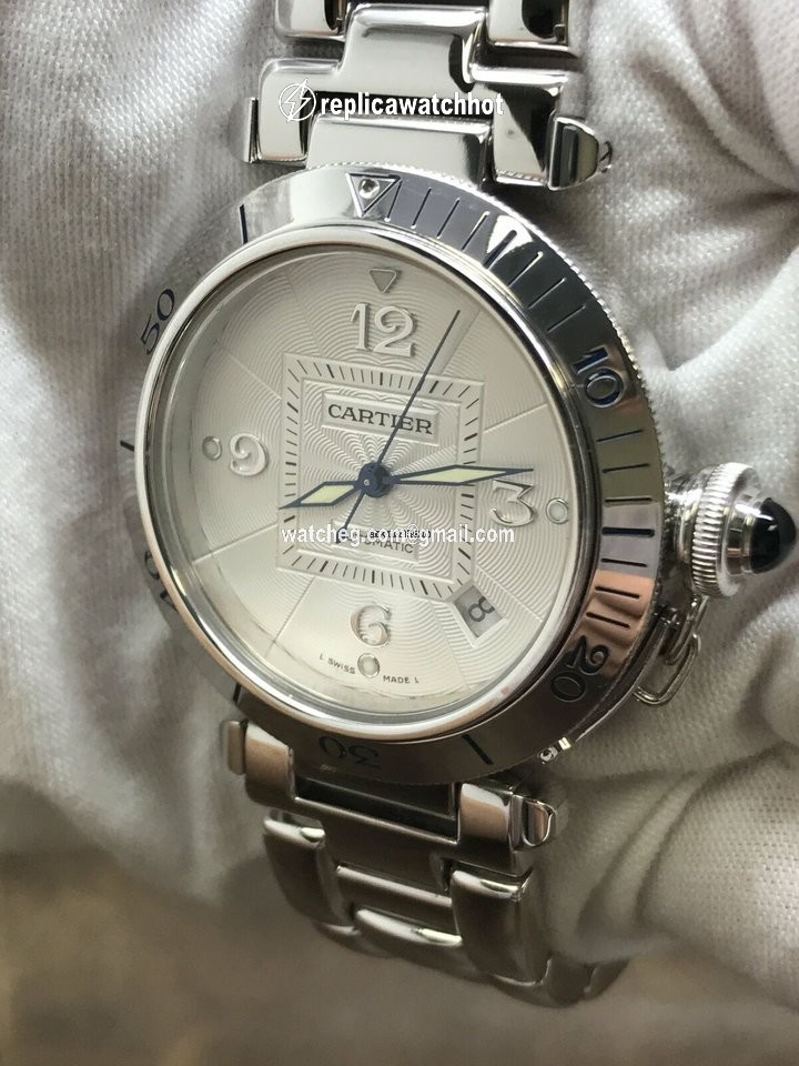 Cartier Pasha Automatic White gold 2353 W30137M9 2