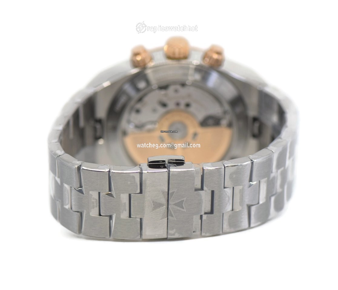 Vacheron Constantin Overseas Chronograph Mens watch Unisex Automatic Gold Steel 5500V 2
