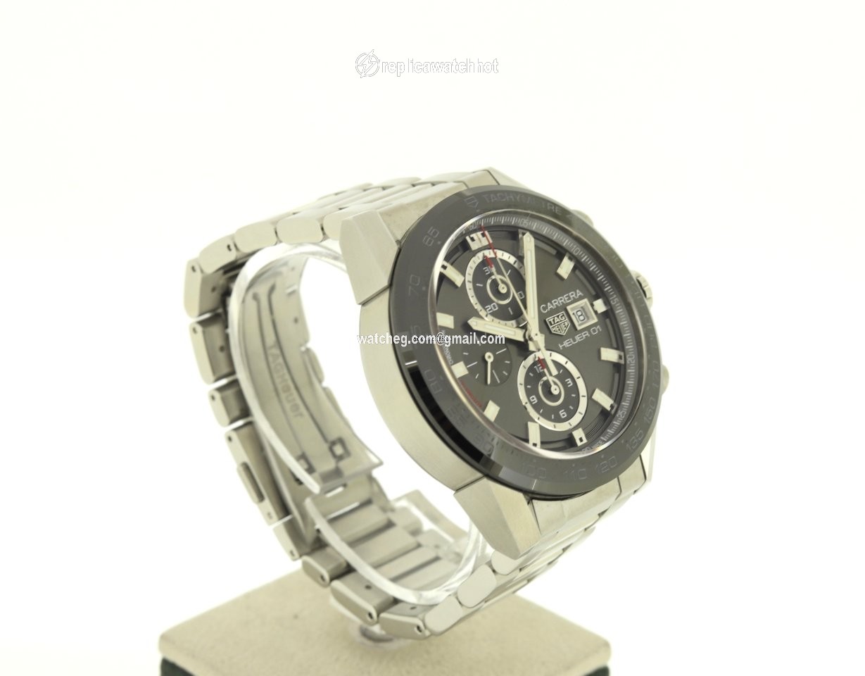 TAG Heuer Carrera Calibre HEUER 01 Mens watch Unisex Automatic Steel CAR201W 2