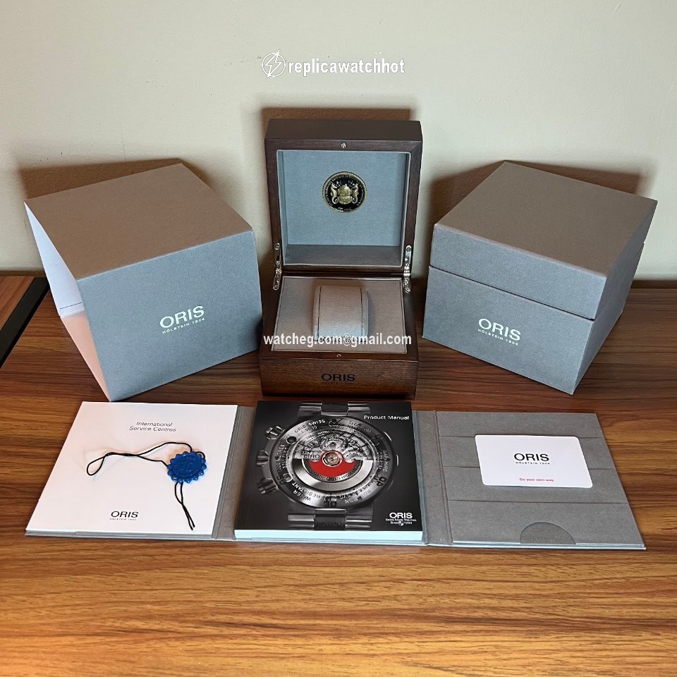 Oris Carl Brashear Mens watch Unisex Automatic Bronze 01 401 7764 3185-Set 2