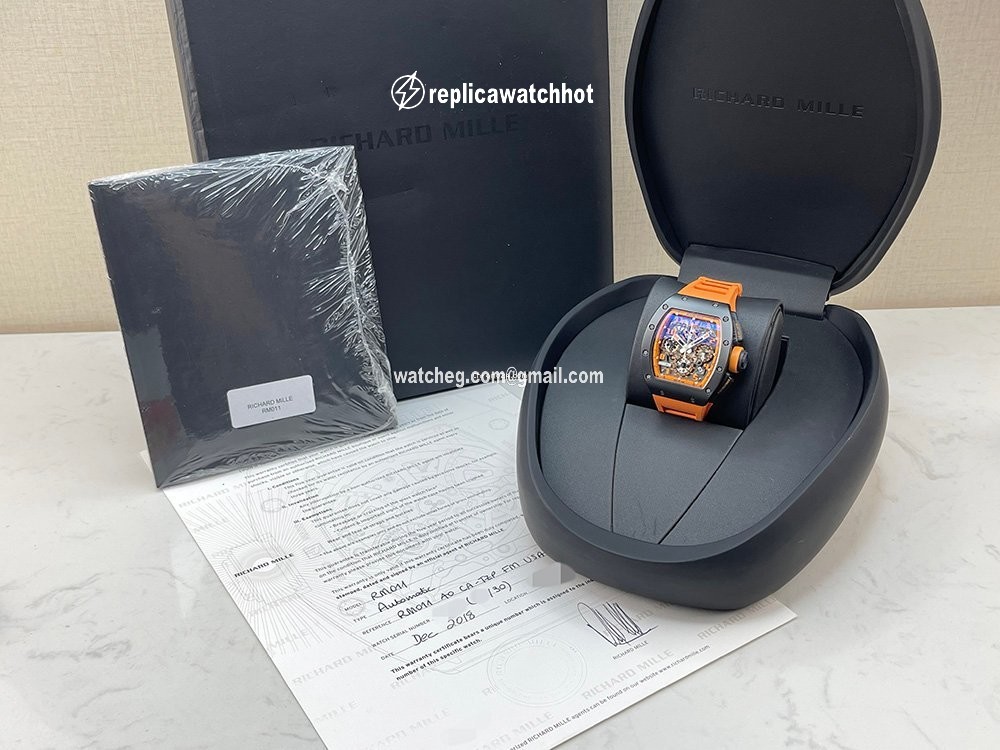 Richard Mille RM 011 Ceramic RM011 Orange Storm 2