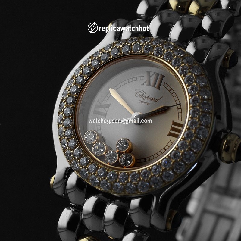 Chopard Happy Sport Womens watch Gold Steel 27 8274-23 2