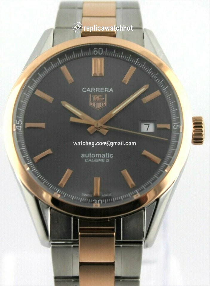 TAG Heuer Carrera Calibre 5 Automatic Steel WV215E.BD0735 2