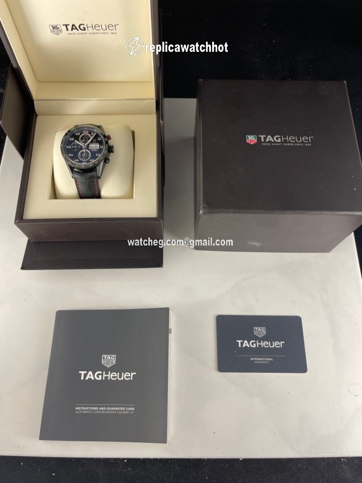 TAG Heuer Carrera Calibre 16 Mens watch Unisex Automatic Titanium CV2A81.FC6237 2