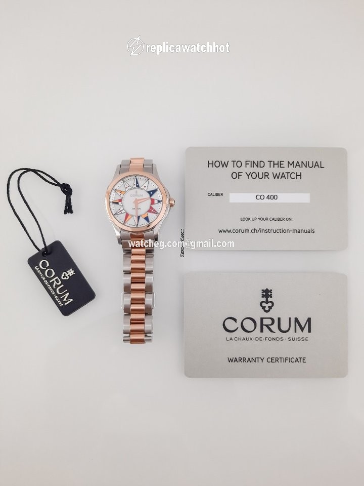 Corum Admirals Cup Womens watch Automatic 400.100.20 V200 BL12 2