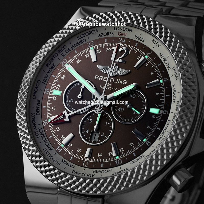 Breitling Bentley GMT Mens watch Unisex Steel A4736212 2