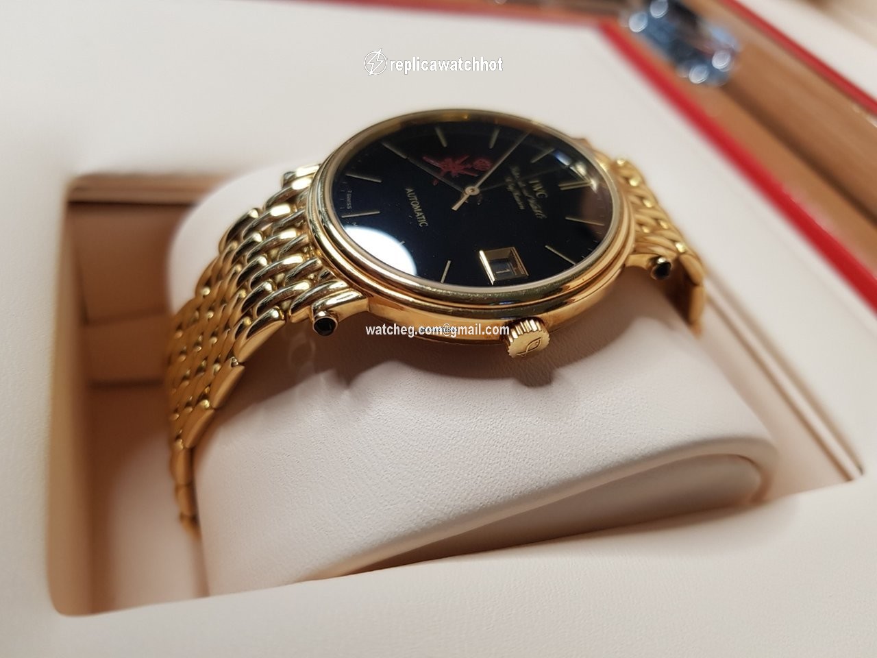 IWC Portofino Mens watch Unisex Automatic Yellow gold 3512 3550 2