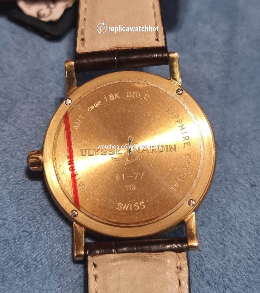 Ulysse Nardin Classic Mens watch Unisex Manual winding Yellow gold 91-77 2
