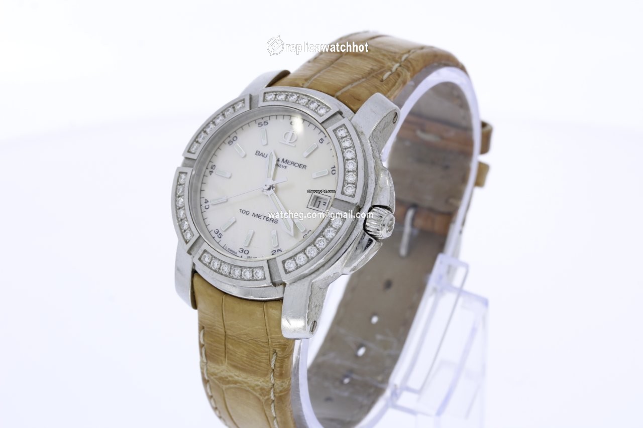 Baume & Mercier Capeland Womens watch Quartz Steel MOA08381 2