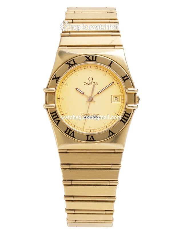 Omega Constellation Mens watch Unisex Quartz Yellow gold 1112.30.00 2