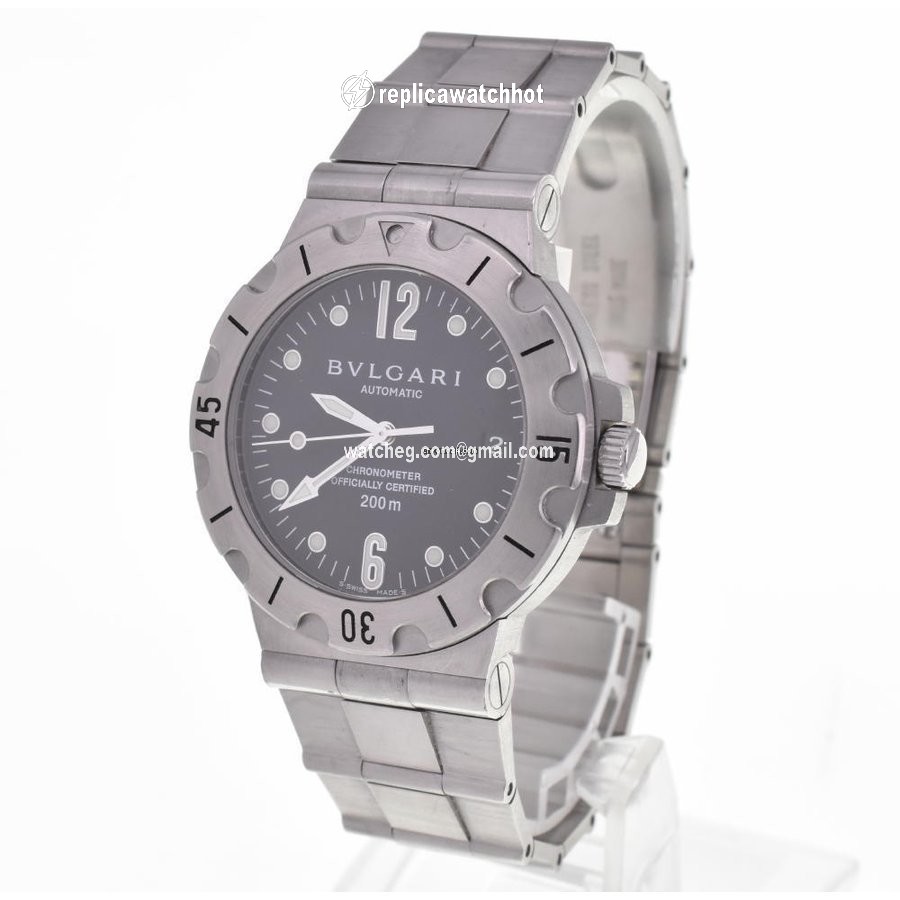 Bulgari Diagono Mens watch Unisex Automatic Steel SD38S 2