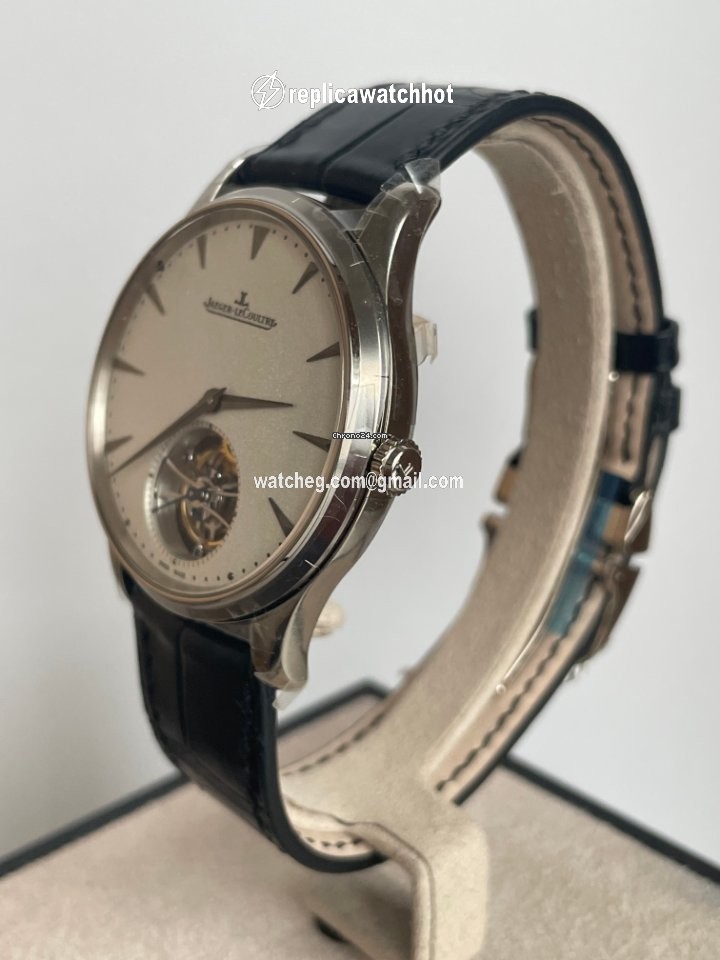 Jaeger-LeCoultre Master Ultra Thin Tourbillion Mens watch Unisex Automatic White gold Q1323420 2