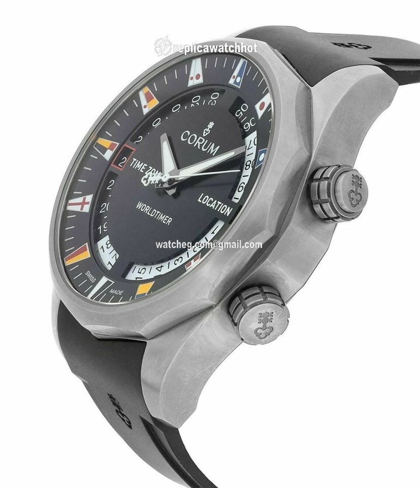 Corum Admirals Cup Mens watch Unisex Automatic Titanium 637.101.04 F371 AN02 2