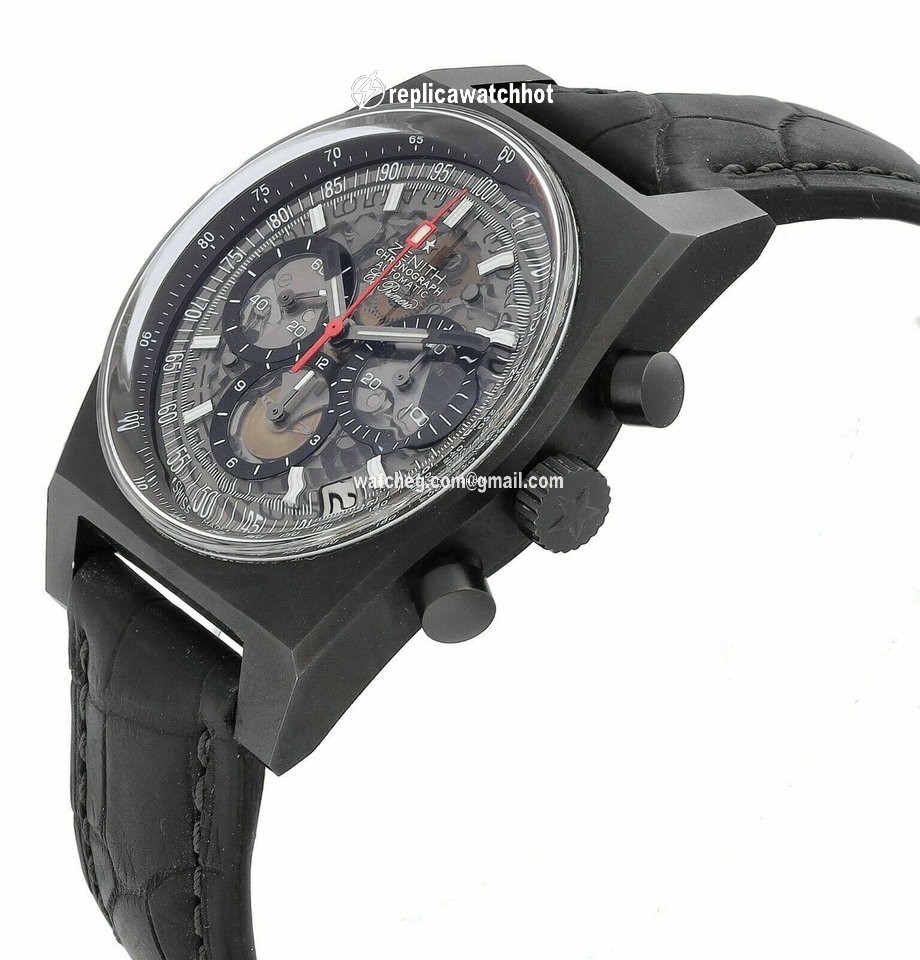 Zenith El Primero New Vintage 1969 Automatic Titanium 96.1969.469 2