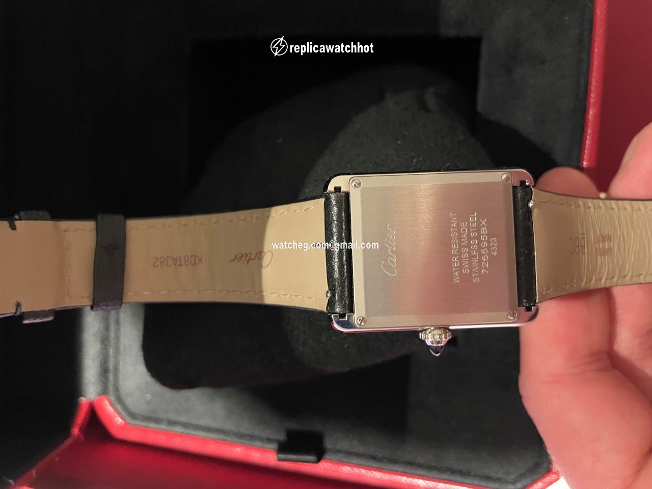 Cartier Tank Mens watch Unisex Quartz Steel WSTA0041 2