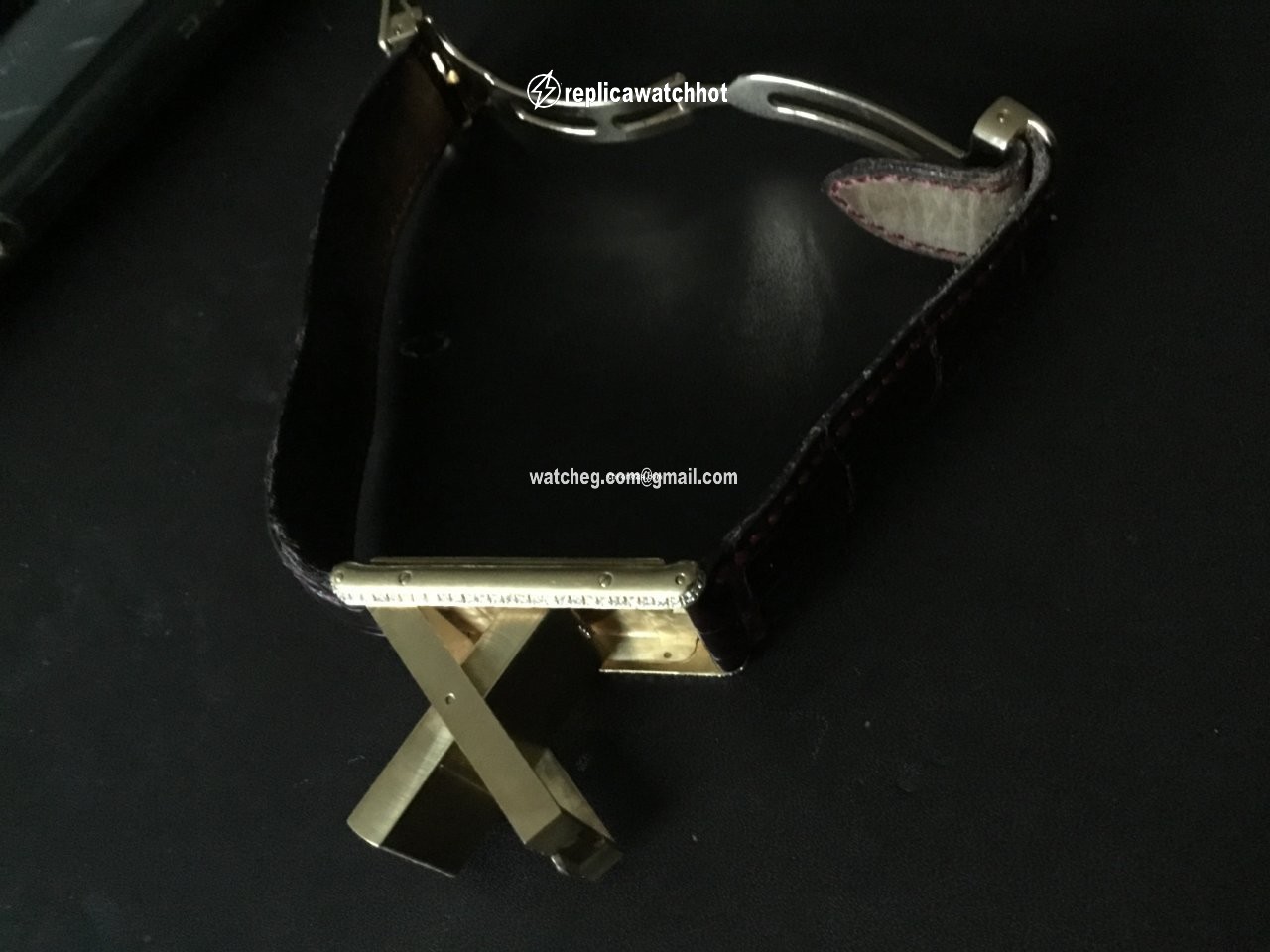 Cartier Mens watch Unisex Quartz Yellow gold 2480 2