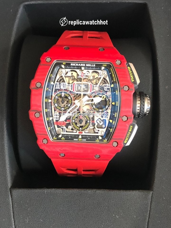 Richard Mille RM 011 Mens watch Unisex Quartz Rm 11-03 Red Quartz 2