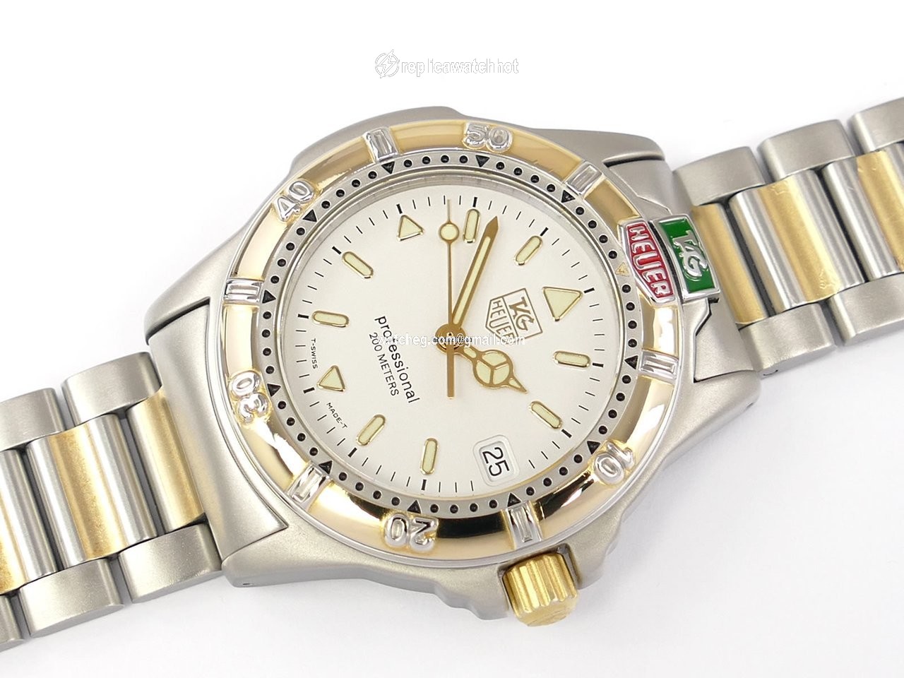 TAG Heuer Mens watch Unisex Quartz Gold Steel WF1220-K0 2