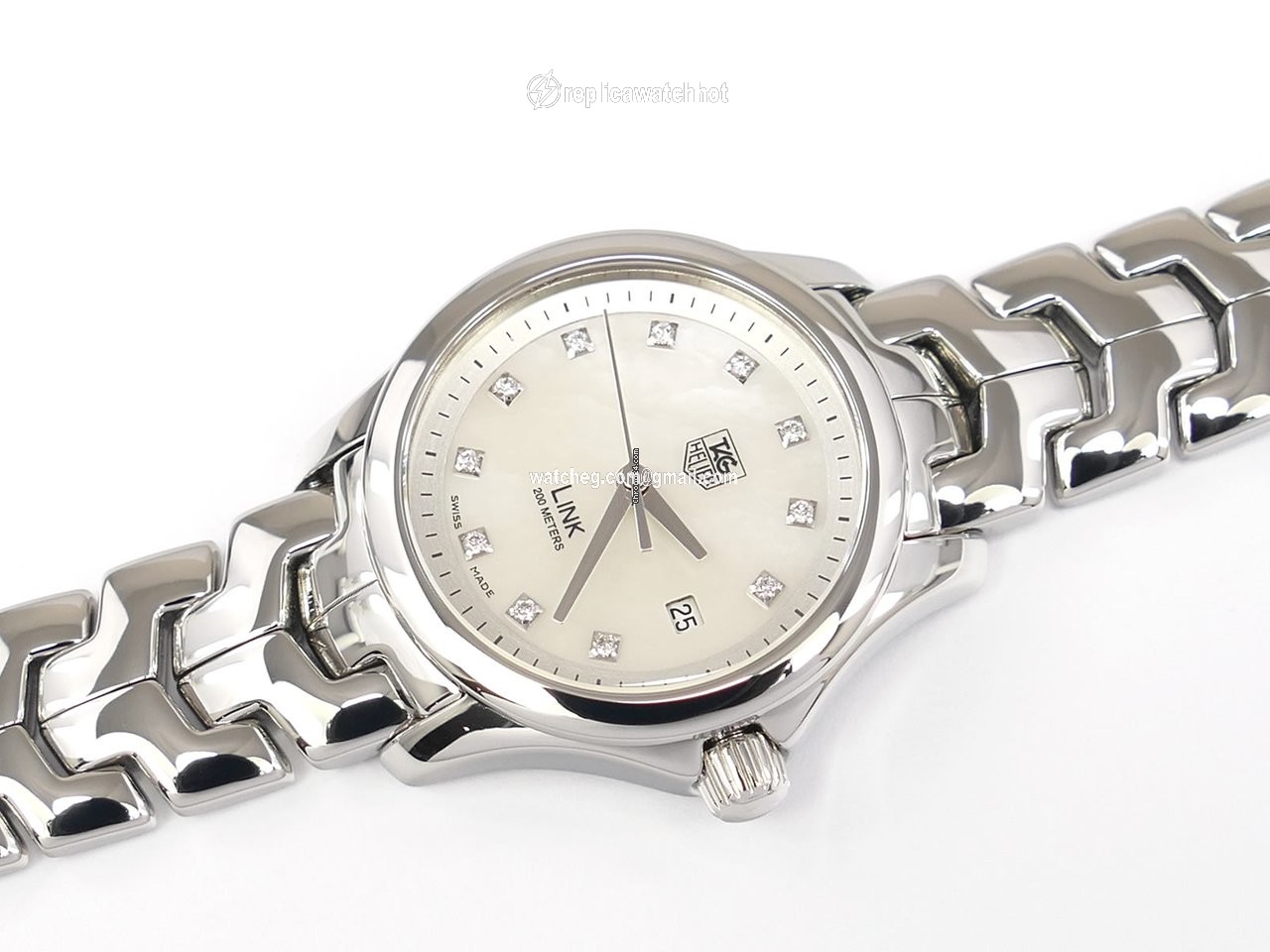 TAG Heuer Link Lady Womens watch Quartz Steel WJF1317.BA0572 2