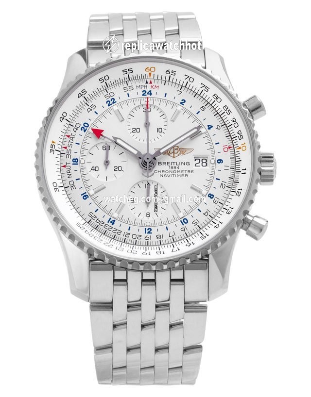 Breitling Navitimer World Mens watch Unisex Automatic Steel A2432212.G571.443A 2