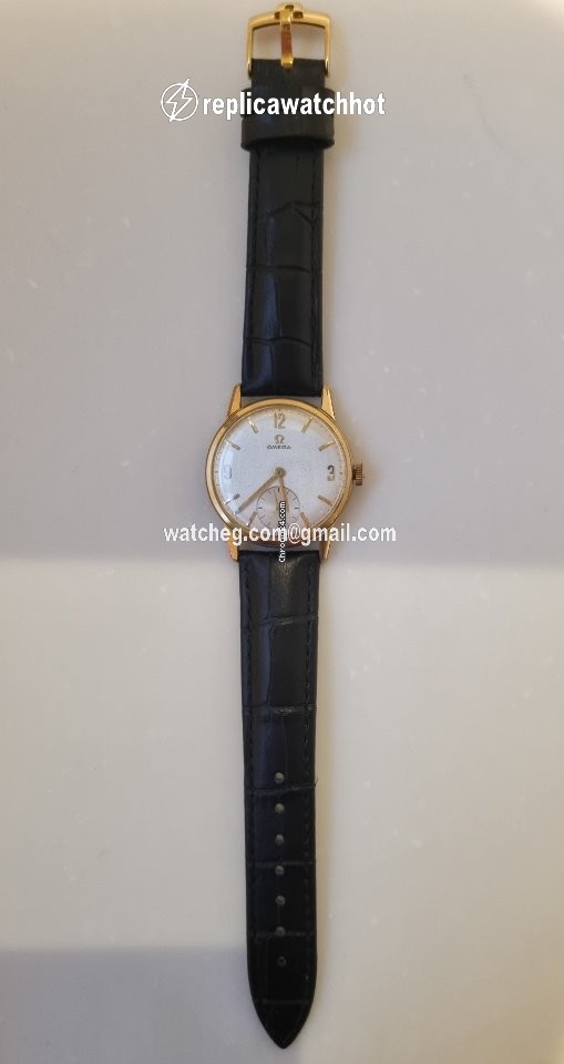 Omega Mens watch Unisex Manual winding Gold Steel 121.001-63 2
