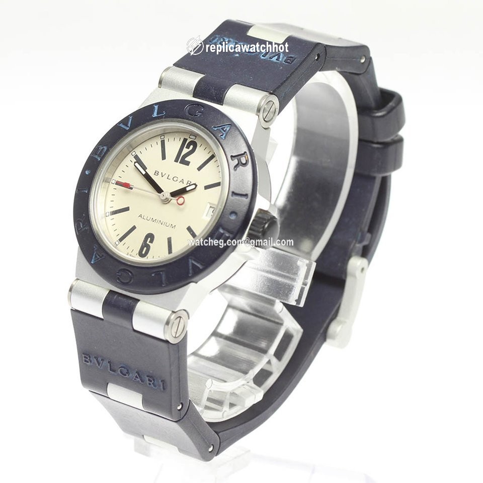 Bulgari Diagono Mens watch Unisex Quartz Aluminum AL32TA 2