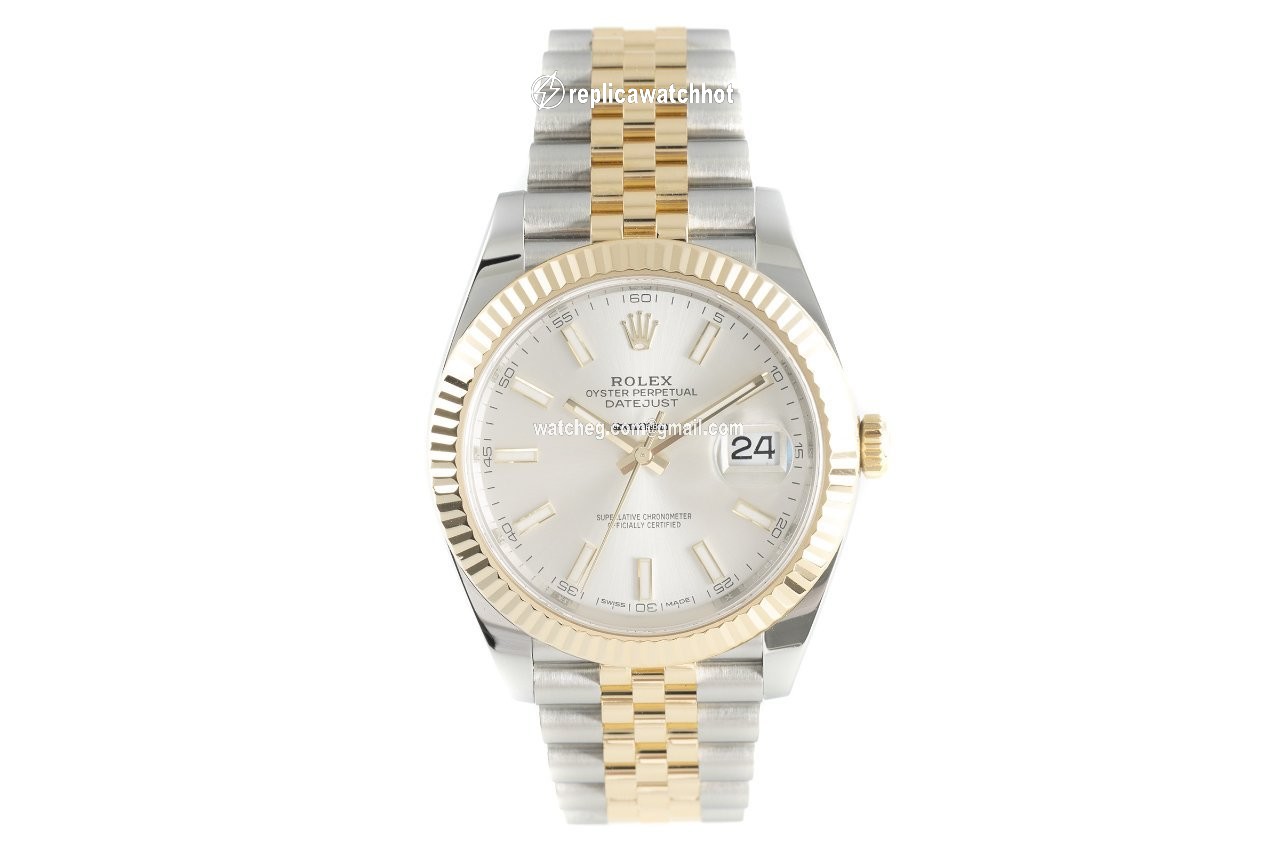 Rolex Datejust 41 Mens watch Unisex Gold Steel Automatic 126333 2