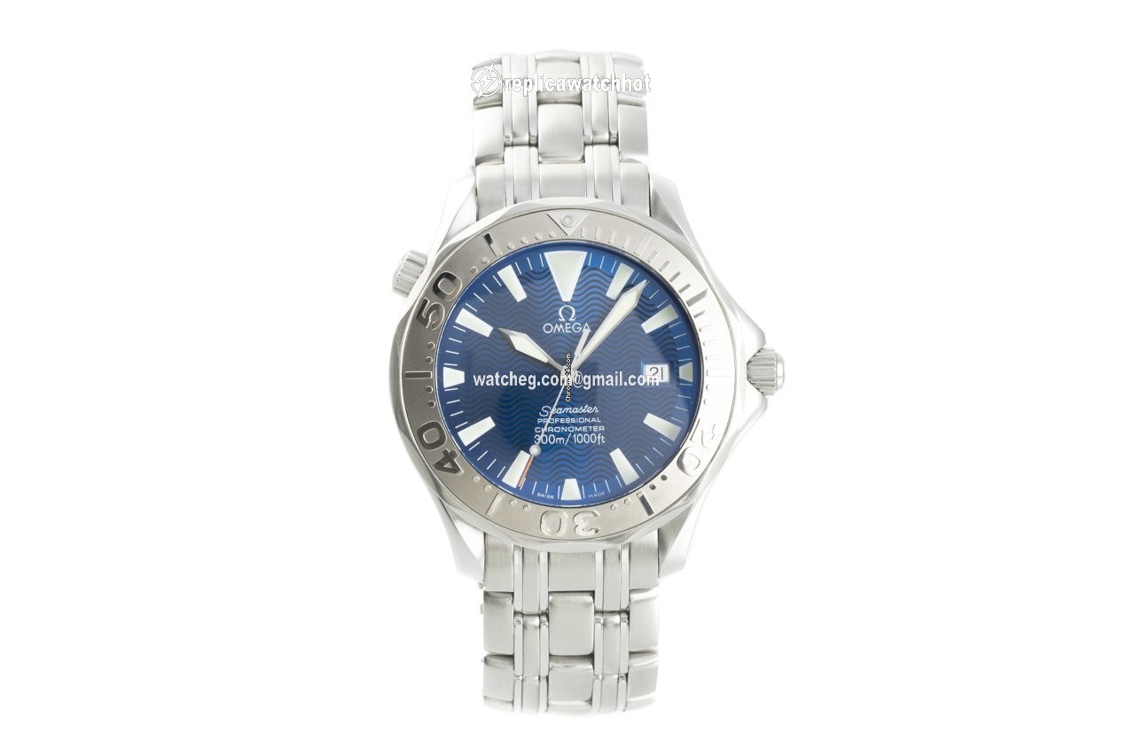Omega Seamaster Diver 300 M Mens watch Unisex Automatic Gold Steel 2255.80.00 2