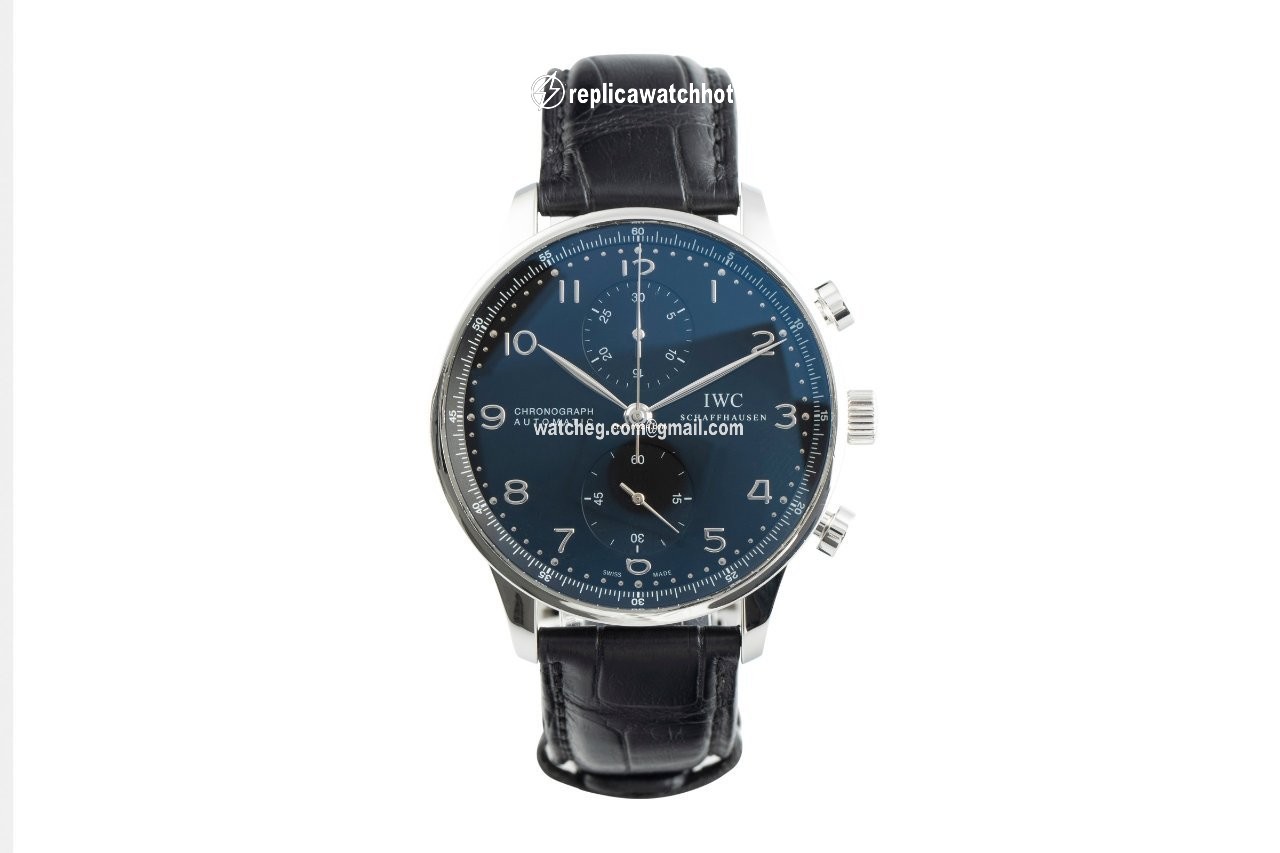 IWC Portuguese Chronograph Mens watch Unisex Automatic Steel IW3714 2
