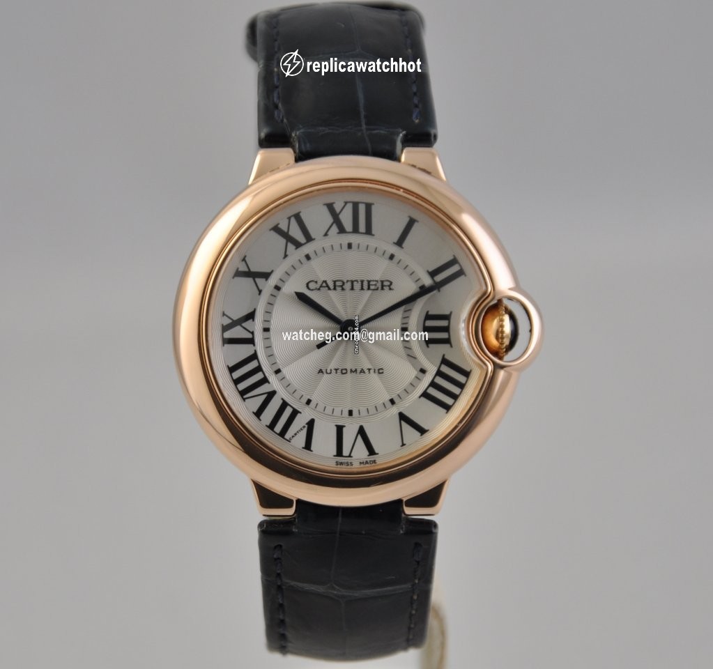 Cartier Ballon Bleu 36mm Mens watch Unisex Automatic Rose gold W6900456 2