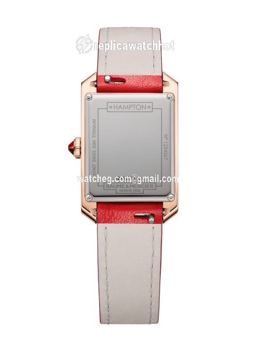 Baume & Mercier Hampton Womens watch Quartz Rose gold M0A10628 2