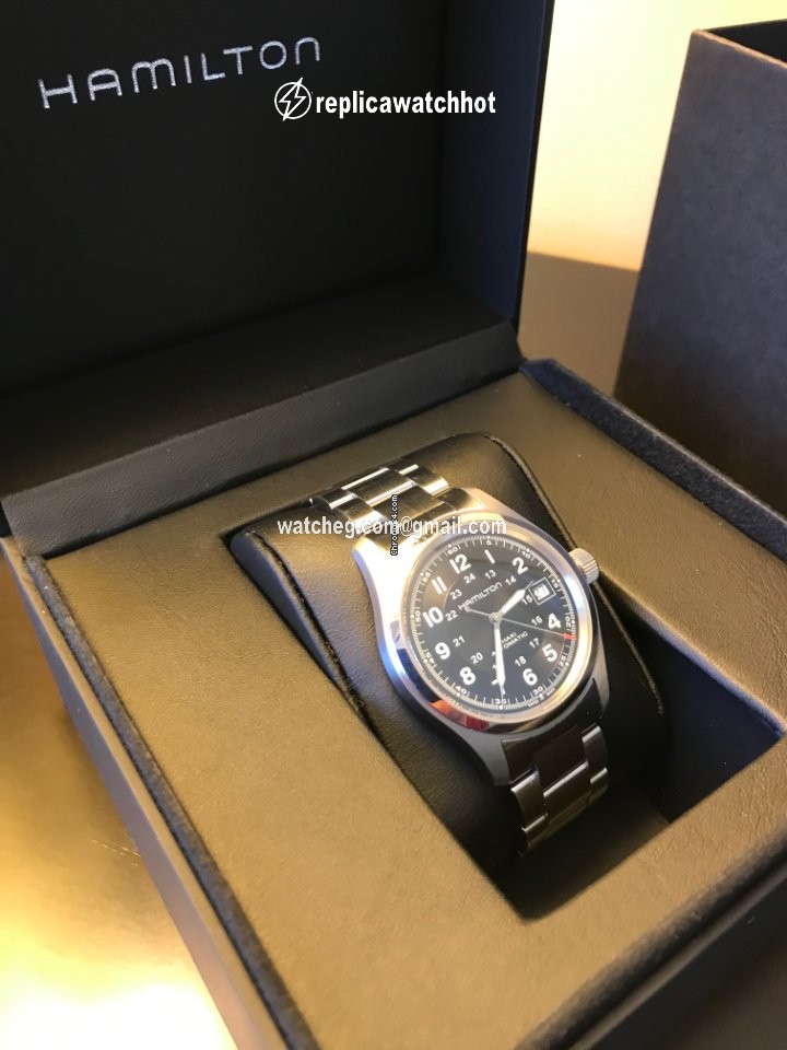 Hamilton Khaki Field Mens watch Unisex Automatic Steel H70455133 2