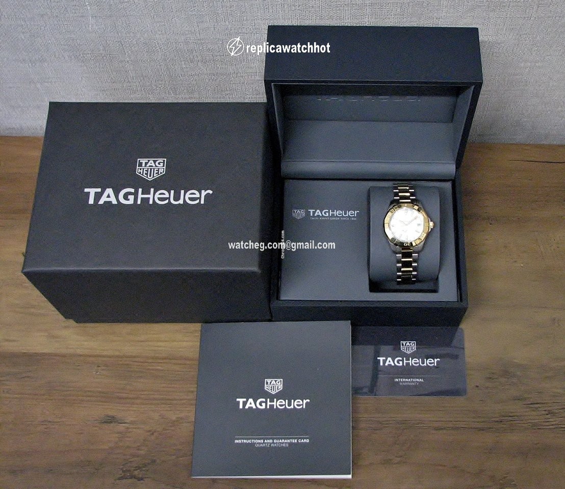 TAG Heuer Aquaracer Lady Womens watch Quartz Gold Steel WBD1320.BB0320 2