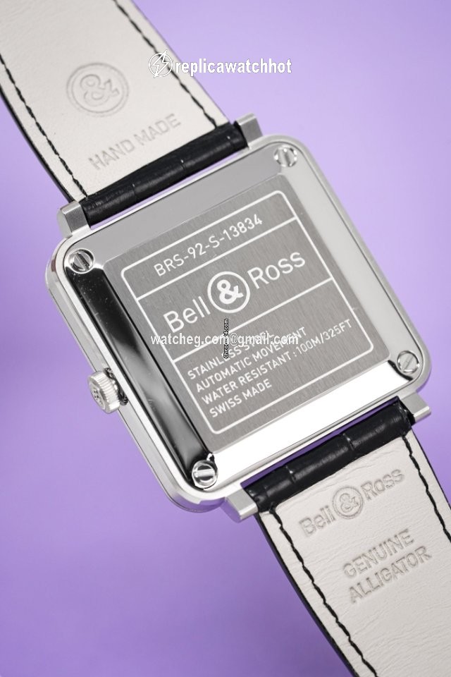 Bell & Ross BR S Automatic Steel BRS92.BLC.ST.SCR 2