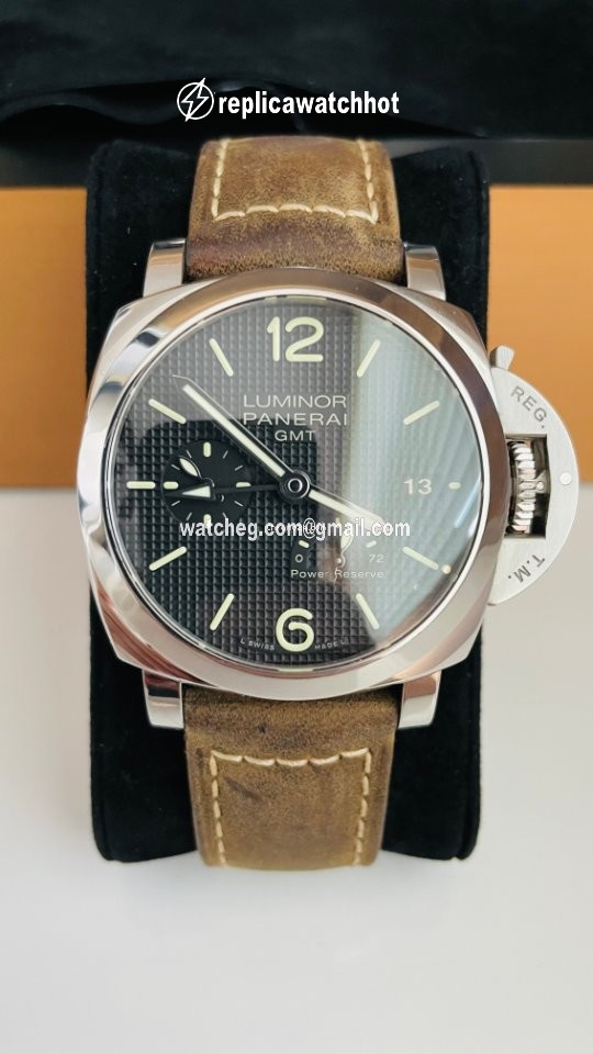 Panerai Luminor 1950 3 Days GMT Power Reserve Automatic Mens watch Unisex Automatic Steel PAM 00537 2
