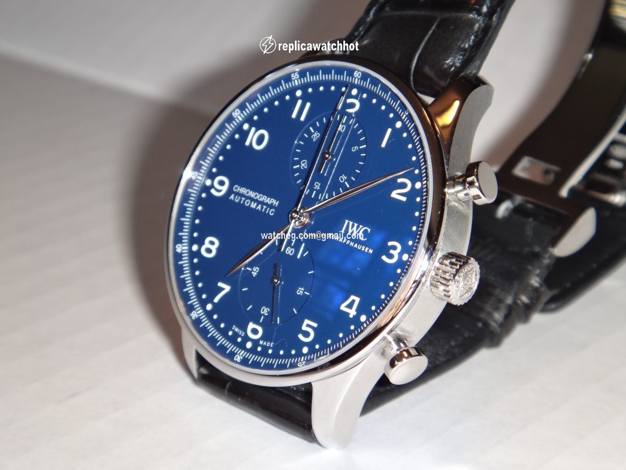 IWC Portuguese Chronograph Mens watch Unisex Automatic Steel IW371601 2