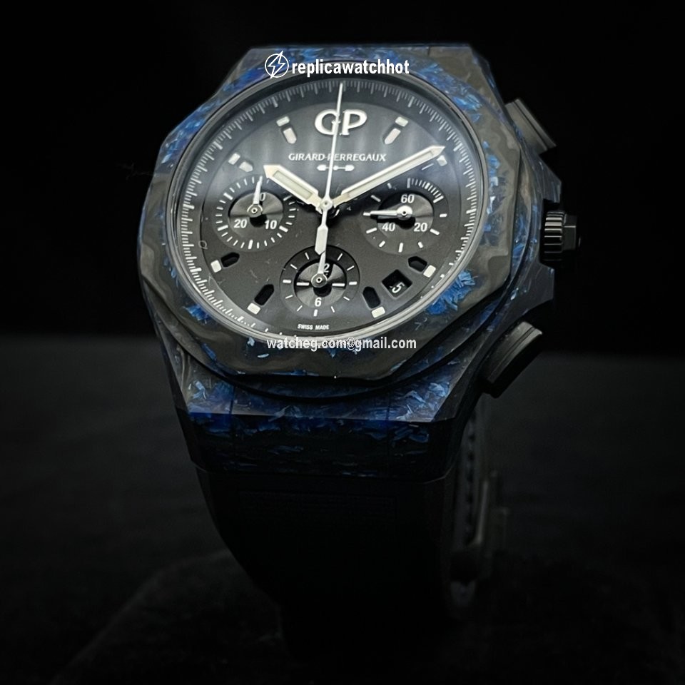 Girard Perregaux Laureato Mens watch Unisex Automatic Carbon 81060-36-691-FH6A 2