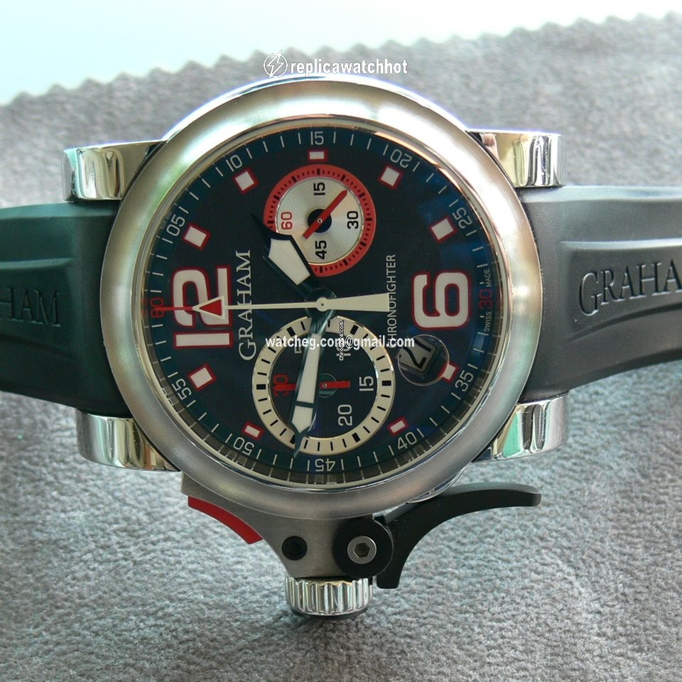 Graham Chronofighter R.A.C. Mens watch Unisex Automatic Steel 2TRAS. 2