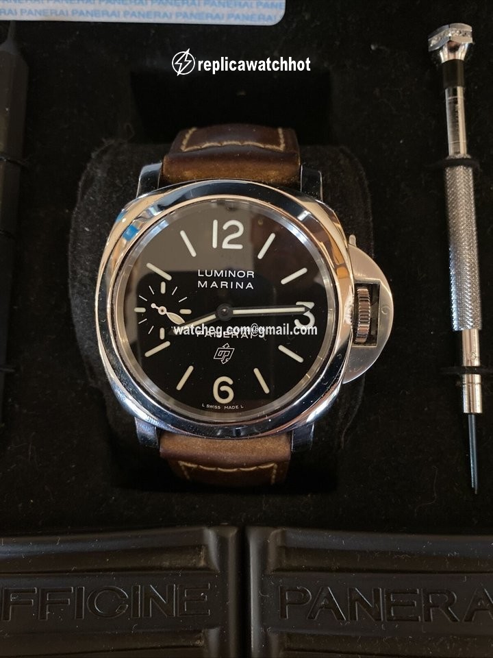 Panerai Luminor Marina Mens watch Unisex Manual winding Steel PAM 00005 2