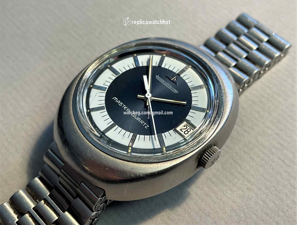 Jaeger-LeCoultre Mens watch Unisex Quartz Steel 23301-42 2