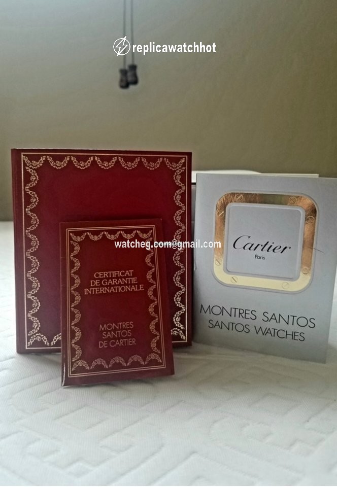Cartier Santos Womens watch Quartz Gold Steel 1551 2