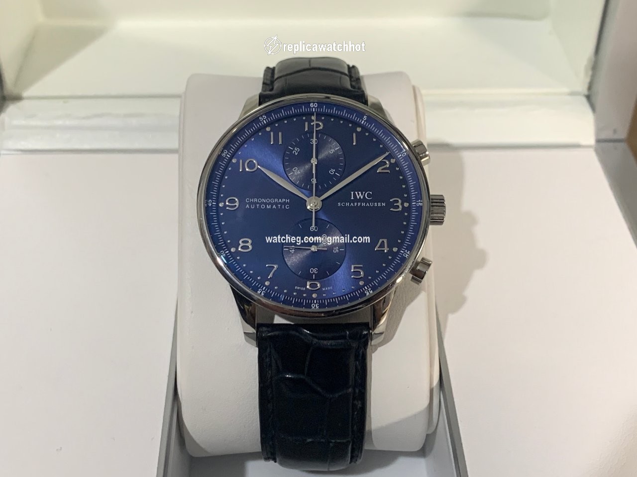 IWC Portuguese Chronograph Mens watch Unisex Automatic Steel IW371491 2
